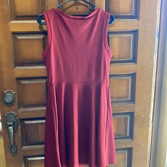 Autumn red dress by Merona - Picture 4 of 5